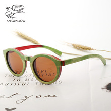 retro FashionUV Protection Sunglasses unisex Fashion Accessories Bamboo Wooden Polarized Sunglasses,sunglasses for women 2024 - buy cheap