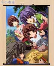 Japanese Decorative Pictures Anime Clannad sexy girl Furukawa Sanae & Okazaki Ushio & Ibuki Kouko Home Decor Wall Scroll Poster 2024 - buy cheap