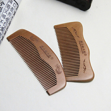 1PCS Hair Care Peach Wood Healthy No Static Massage Wooden Hair Comb Anti-static Head Massage Wooden Styling Tools 2024 - buy cheap