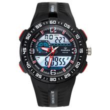 Pasnew relógio masculino duplo display analógico digital relógios de quartzo moda masculina relógios desportivos homem relógio horloge mannen 2024 - compre barato