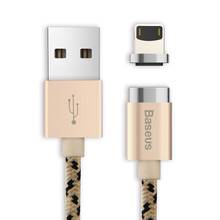 Magnetic usb charging cable for iPhone xs max xr x 8 7 6s plus 5s ipad pro usb charger cable 1m 2.4A for apple Lightning cable 2024 - buy cheap