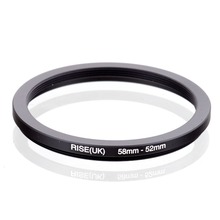RISE(UK) 58mm-52mm 58-52mm 58 to 52 Step down Ring Filter Adapter black 2024 - buy cheap