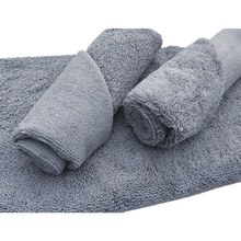Полотенце из микрофибры без Edgeless, 380gsm, без верхних краев, для полировки и отделки, полотенце для поглощения воды в автомобиле 2024 - купить недорого