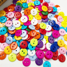 100pcs New Round 2 Hole Resin Button/Sewing lots Mix PT14 2024 - buy cheap