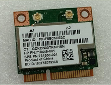 Mini pci-e беспроводная Wi-Fi wlan BCM943228HMB Двухдиапазонная 802.11b/G/N Беспроводная N 2,4G/5,0G Wi-Fi Bluetooth сетевая карта для ноутбука hp 2024 - купить недорого