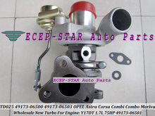 Frete grátis turbocompressor td025m, para opel, vauxhall, astra, corsa, combo, meriva, y17dt, 49173 l, 06500-49173, 06503-49173, 06501 2024 - compre barato