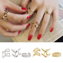 3 шт./компл., модные открытые кольца миди, кольца на палец, набор для женщин, браслет, Женские Ювелирные изделия, подарок, оптовая продажа 2024 - купить недорого