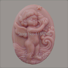 Cupido em forma de moldes de silicone/molde do bolo do silicone/decoração ferramenta de cozimento, molde de silicone para sabão 2024 - compre barato