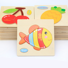 Brinquedos do bebê bonito dos desenhos animados animais puzzle de madeira crianças forma tangram puzzle inteligência presentes educativos brinquedos educativos 2024 - compre barato