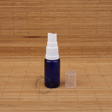 10pcs/Lot 15ml Blue Glass Empty Essential Oil Bottle 1/2OZ Small Perfume Pot Refillable White Atomizer Cap Spary Vial 2024 - buy cheap