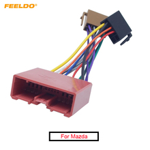 FEELDO 1Pc Car Stereo Audio Non-destructive Conversion Plug Wire Adapter For MAZDA CD Radio Wiring Harness Female 2024 - buy cheap