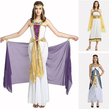 Cosplay Ladies Fancy Dress Egypt Roman Cleopatra Women Egyptian Empress Costume Greece Goddess princess Queen costume clothes 2024 - buy cheap