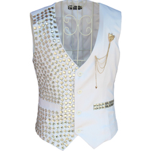 Disfraz de Ds para hombre, traje de moda tridimensional, traje de cantante de chaleco, 2015 2024 - compra barato
