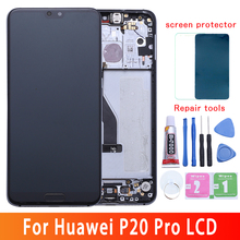 Original 6.1"LCD Huawei P20 Pro LCD with frame Display Screen Touch Digitizer Assembly P20 Pro CLT-AL01 Lcd P20 Plus Display 2024 - buy cheap