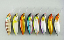 7pcs/lots, 60mm 70mm Minnow, Fishing Lures, Hardbait, Fish Baits, freshwater Crankbaits Popper Wobbler, free shipment 2024 - buy cheap