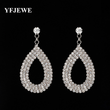 YFJEWE New fashion rhinestone luxury Bridal earrings cosmetic Earring fashion earrings Party Wedding Accessories Jewelry E243 2024 - buy cheap