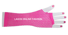 DHL/EMS Free Shipping 120Pair/lot Nylon Sexy Punk Fingerless Long Fishnet Mesh Gloves 2024 - buy cheap