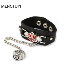 J Store Bracelets Bangles Uchiha Sasuke Mangekyou Sharingan Symbol Bracelet For Women Men Jewelry Wristband 2024 - buy cheap