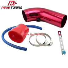 Red/Silver/Blue 75mm 3inch ID Racing Aluminium Air Intake Pipe 2024 - buy cheap