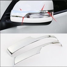 For Toyota Land Cruiser Prado FJ150 2010-2016 High Quality Chrome Side Mirror Cover Rearview Rear Trim Car-styling Accessories 2024 - buy cheap