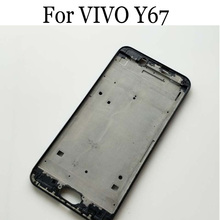 Оригинальный ЖК-держатель передняя рамка для VIVO Y67 корпус средняя рамка для VIVO Y 67 запасные части для ремонта VIVOY67 2024 - купить недорого