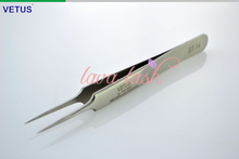 Free Shipping Genuine Super Vetus Tweezers ST-14 Non-magnetic Stainless Steel Precision for Eyelash Extensions 2024 - buy cheap