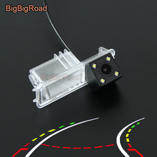 BigBigRoad Car Intelligent Dynamic Tracks Rear View Camera For Volkswagen  Polo Hatchback / For skoda yeti / prosche Cayenne 2024 - buy cheap