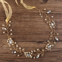 Ouro prata cor cristal noiva coroa tiara coroa strass faixa de cabelo casamento acessórios de cabelo jóias de cabelo femininas 2024 - compre barato