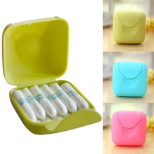 1pc Portable Travel Outdoor Portable Women Tampons Storage Box Holder tool Travel Carrying Case Storage Organizer Container Case 2024 - buy cheap