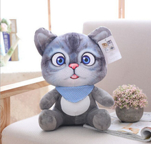20cm 3D Cat Toys Kawaii Plush Animal Cats Dolls Toys Gifts 2024 - buy cheap