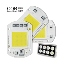 COB LEVOU Chip 50 W 30 W 20 W 220 V 110 V Inteligente IC Não Há Necessidade Motorista Lâmpada LED holofote Holofotes Contas de Luz de Alta Potência da lâmpada Para DIY 2024 - compre barato