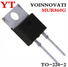 10 шт./лот MUR860G MUR860 DIODE GEN PURP 600V 8A TO220AC лучшее качество. 2024 - купить недорого