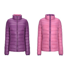 Winter Double Colors Down Jacket Women Windproof Warm Women's Lightweight Packable Down Coat Plus Size Autumn Casual Slim Parkas 2024 - buy cheap