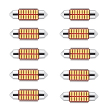 10PCS Festoon 31mm 36mm 39mm 41mm LED Bulb C5W C10W Super Bright 4014 SMD Canbus Error Free Auto Interior Doom Lamp Car Styling 2024 - buy cheap