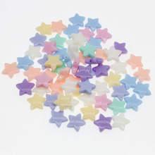 CHONGAI 100Pcs Acrylic Candy color Pentagram Beads For Jewelry Making DIY Beads Accessories 2024 - buy cheap