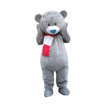 Disfraces de Mascota de oso de peluche para boda, muñeca de Tailsman, Cosplay para Halloween, Carival, Pary, evento 2024 - compra barato
