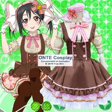 Anime Love Live School Idol Project Cosplay Costume Yazawa Nico Sweet Candy Lovelive! Dress Maid Cosplay Costume Lolita Dress 2024 - buy cheap