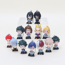 13 pçs/set Minha Academia Hero Figura brinquedo Midoriya Izuku Bakugou Katsuki Shoto Boku nenhuma Academia Keychain my hero Hero Brinquedos Pingente 2024 - compre barato