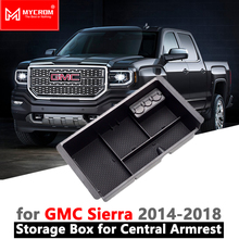 Armrest Box Storage Car Organizer Accessories for GMC Sierra 2014 2015 2016 2017 2018 3rd Gen GMC Sierra 1500 Stowing Tidying 2024 - buy cheap