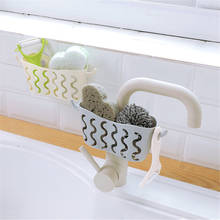 1PC Sink Hangable Storage Basket Faucet Sponge Holder Bathroom Hanging Basket Bathroom Wall Basket Kitchen Organizer 2024 - buy cheap