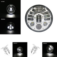 5.75 inch Motorcycle headlight Led Headlights 5 3/4" H4 Adaptive Cornering Headlamp For Harley Sportsters XL XG XR VRSCD Dyna 2024 - buy cheap