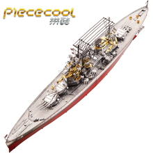 2018 Piececool 3D Metal Puzzle Figure Toy HMS PRINCE OF WALES warship model Educational Puzzle 3D Models Gift Toys For Children 2024 - buy cheap