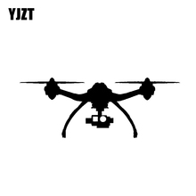 Yjzt 13.2cm * 5cm dos desenhos animados vinil decalque quadcopter uav zangão carro adesivo preto/prata C3-0166 2024 - compre barato