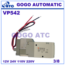 Válvula solenóide tipo smc para embutir/4d/5d/6d, componente pneumático, válvula solenoide eletromagnética 01, diâmetro da interface 12, 24, 110 e 220 2024 - compre barato