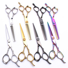 6" 17.5cm JP 440C Engraving Hairdressing Scissors Barber Makas Thinning Scissors Cutting Shears Professional Hair Scissors C9001 2024 - buy cheap