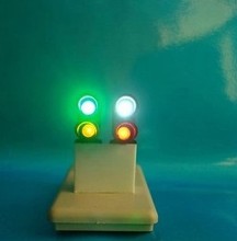 1/87 Model Train ho scale outbound indicator lights sandbox architectural model material Free Shipping 2024 - buy cheap