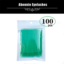100Pcs/Pack Hot Lint Disposable Makeup Brushes Individual Lash Removing Tools Swab Micro Brushes Eyelash Extension Tools 2024 - buy cheap