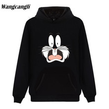 Anime Bugs Bunny print hoodies women/men autumn winter harajuku hoodie sweatshirt women funny plus size Jacket coat clothes 2024 - buy cheap
