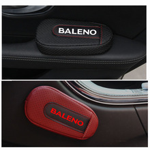 Высококачественная Кожаная подушка для ног, наколенник, автомобильная дверная Подушка, внутренние автомобильные аксессуары для Suzuki Baleno 2024 - купить недорого
