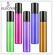5Pcs 10ml Portable Mini Refillable Perfume Steel Roller Bottle Glass  Aromatherapy Cosmetic Essential Oil Bottle For Traveler 2024 - buy cheap